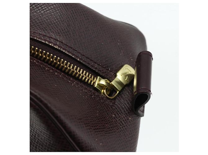 LOUIS VUITTON Taiga Trousse Toilette PM Clutch Bag Acajou M30226 LV Auth mr2409 Marron - vue 8
