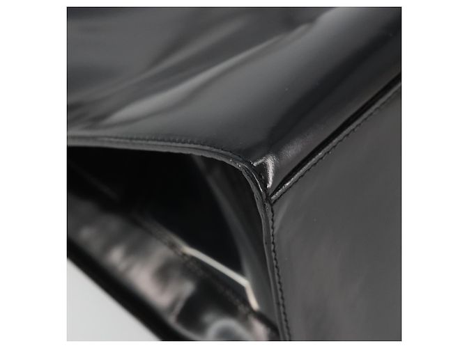 Borsa tote in pelle nera e argento Salvatore Ferragamo Auth YKZ1497 Nero - vista 15