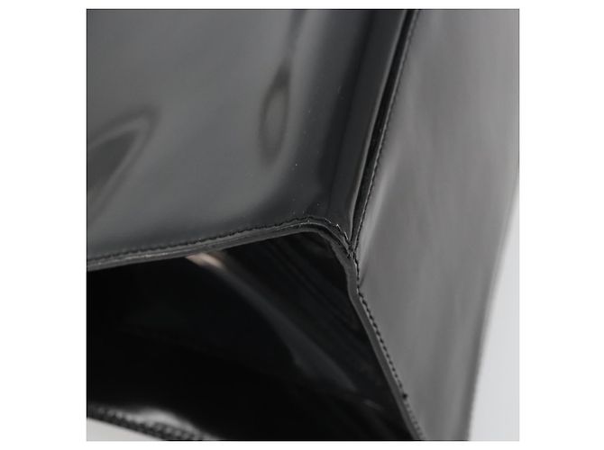 Borsa tote in pelle nera e argento Salvatore Ferragamo Auth YKZ1497 Nero - vista 17