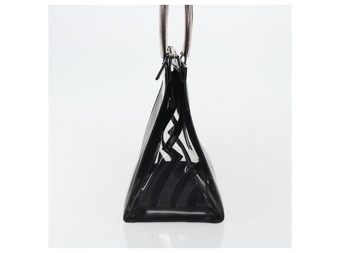 Borsa tote in pelle nera e argento Salvatore Ferragamo Auth YKZ1497 Nero - vista 3