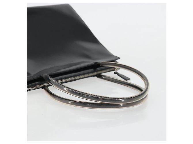 Borsa tote in pelle nera e argento Salvatore Ferragamo Auth YKZ1497 Nero - vista 7