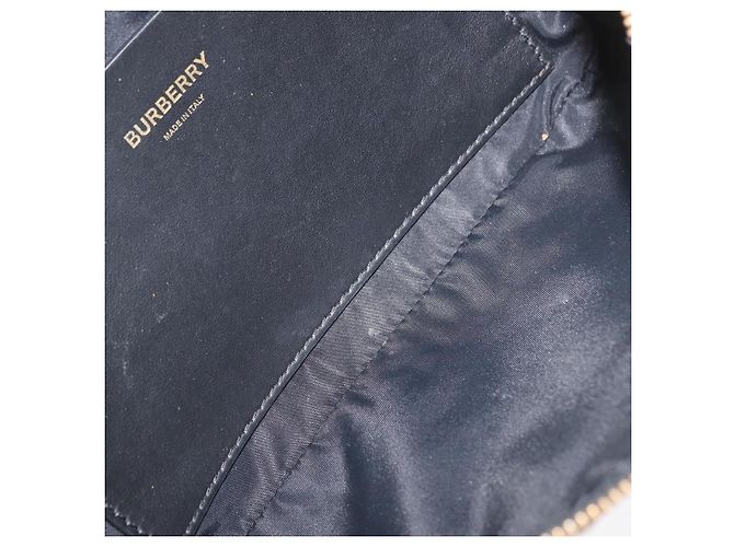 Borsa a corpo BURBERRY in nylon beige oro Auth mr2305A D'oro - vista 11
