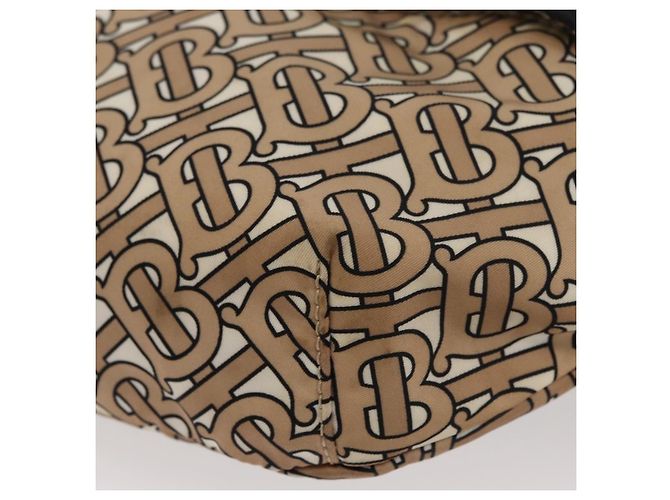 Borsa a corpo BURBERRY in nylon beige oro Auth mr2305A D'oro - vista 14