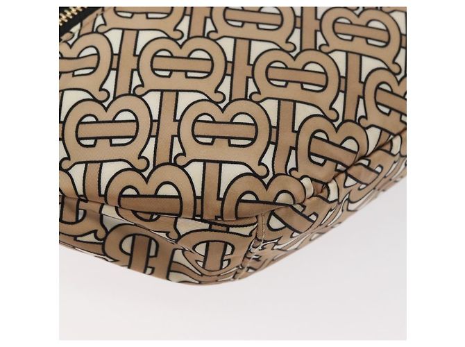 Borsa a corpo BURBERRY in nylon beige oro Auth mr2305A D'oro - vista 15