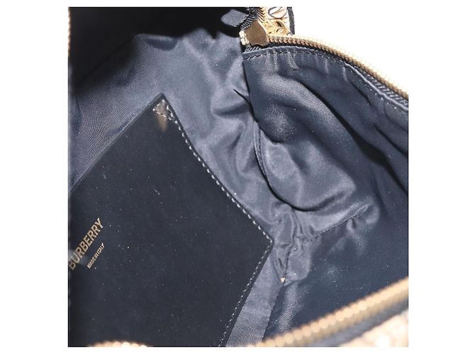 Borsa a corpo BURBERRY in nylon beige oro Auth mr2305A D'oro - vista 20