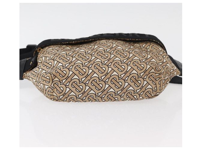 Borsa a corpo BURBERRY in nylon beige oro Auth mr2305A D'oro - vista 5