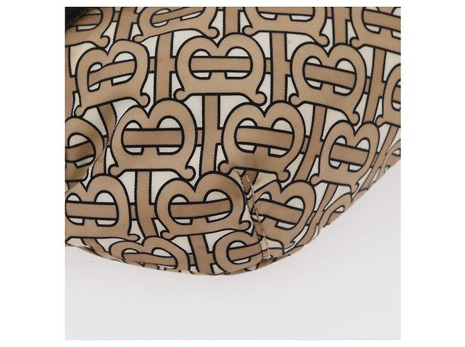 Borsa a corpo BURBERRY in nylon beige oro Auth mr2305A D'oro - vista 9