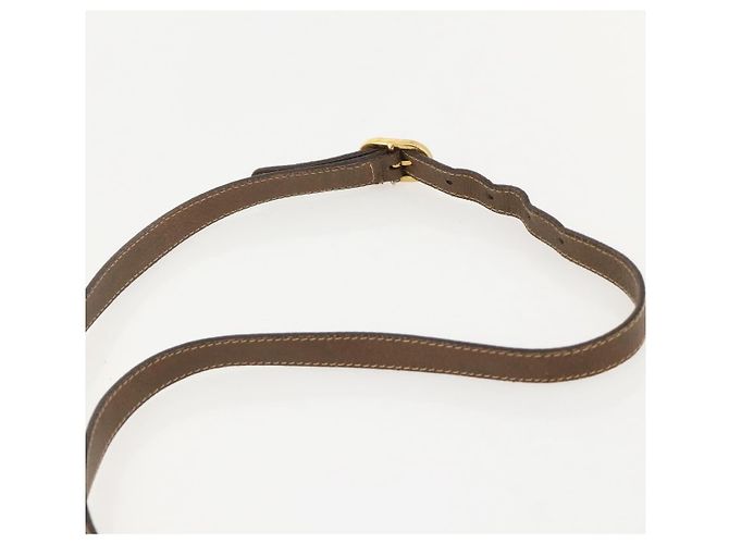 GUCCI GG Supreme Web Sherry Line Bag PVC Beige Gold 89 02 032 Auth 175961 Golden - view 8