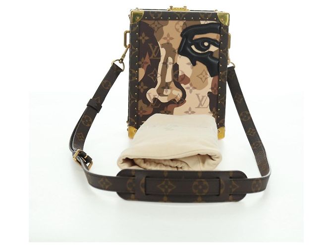 LOUIS VUITTON Monogram Borsa a Spalla Vertical Clutch Box M10247 LV Auth YKZ1537SM Monogramma - vista 12