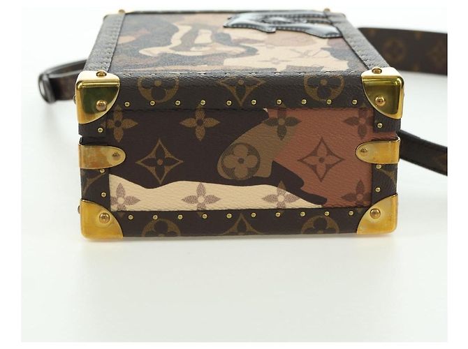LOUIS VUITTON Monogram Borsa a Spalla Vertical Clutch Box M10247 LV Auth YKZ1537SM Monogramma - vista 5
