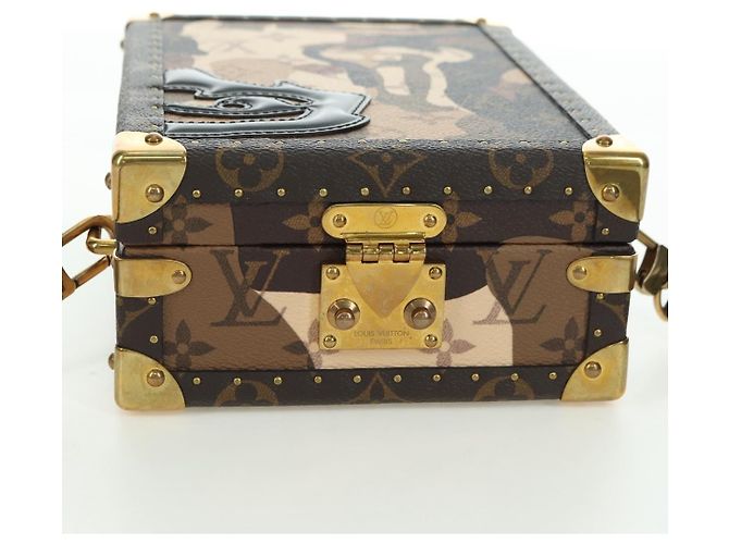 LOUIS VUITTON Monogram Borsa a Spalla Vertical Clutch Box M10247 LV Auth YKZ1537SM Monogramma - vista 6