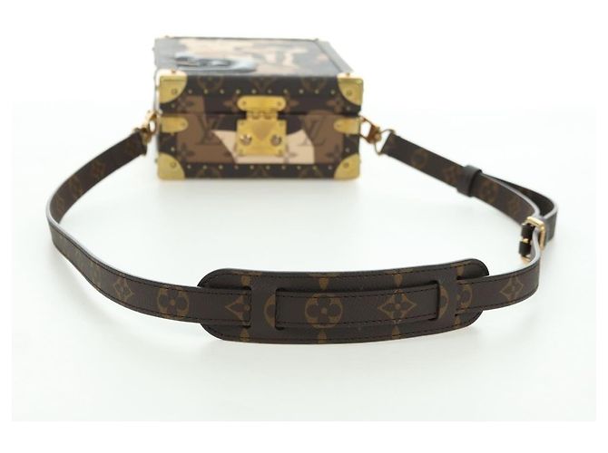 LOUIS VUITTON Monogram Borsa a Spalla Vertical Clutch Box M10247 LV Auth YKZ1537SM Monogramma - vista 7