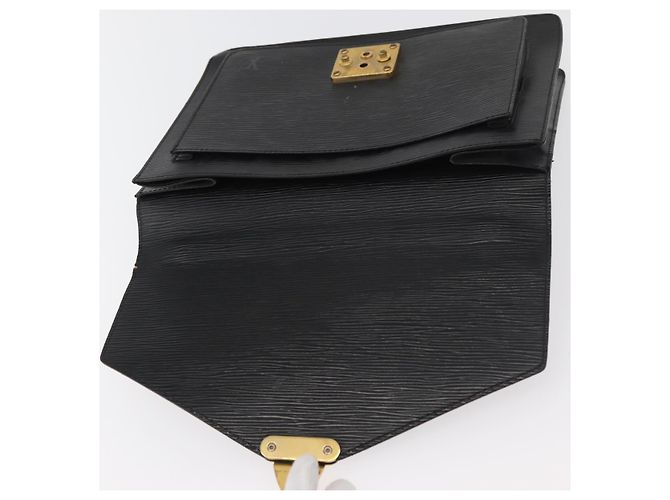 LOUIS VUITTON Borsa a Mano Epi Monceau 28 Nera M52122 LV Auth 176555 Nero - vista 18