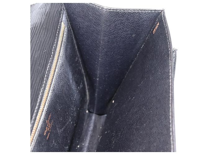 LOUIS VUITTON Borsa a Mano Epi Monceau 28 Nera M52122 LV Auth 176555 Nero - vista 20