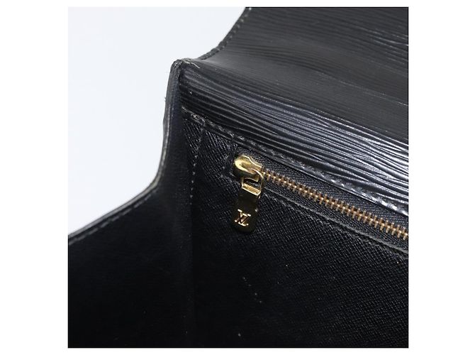 LOUIS VUITTON Borsa a Mano Epi Monceau 28 Nera M52122 LV Auth 176555 Nero - vista 22