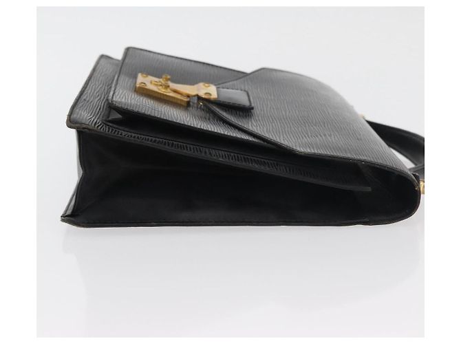 LOUIS VUITTON Borsa a Mano Epi Monceau 28 Nera M52122 LV Auth 176555 Nero - vista 3