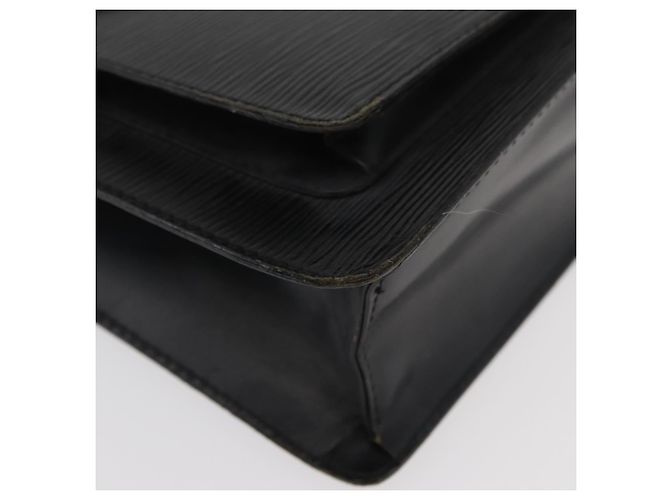 LOUIS VUITTON Borsa a Mano Epi Monceau 28 Nera M52122 LV Auth 176555 Nero - vista 9