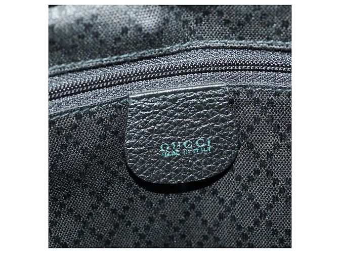 Borsa a mano in suede GUCCI Bamboo 2way Nero Oro 002 2855 0322 0 Auth bs34248 D'oro - vista 20