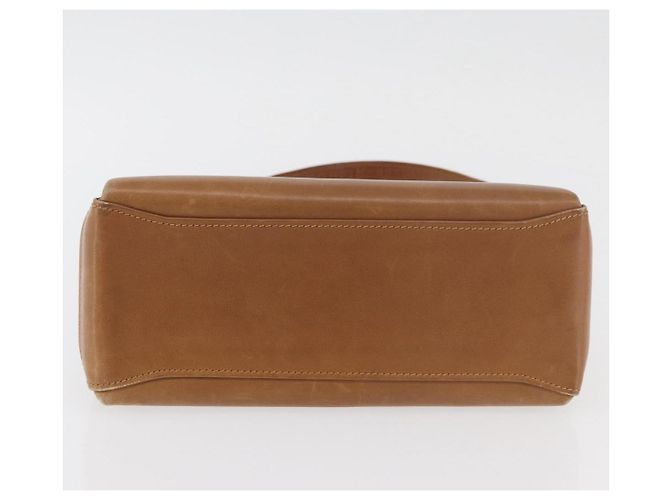 Borsa a mano GUCCI in pelle marrone dorato Auth ka3873 D'oro - vista 5