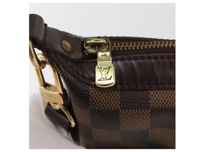 LOUIS VUITTON Borsa a Spalla Damier Ebene Illovo MM N51995 LV Auth YKZ1209 - vista 10