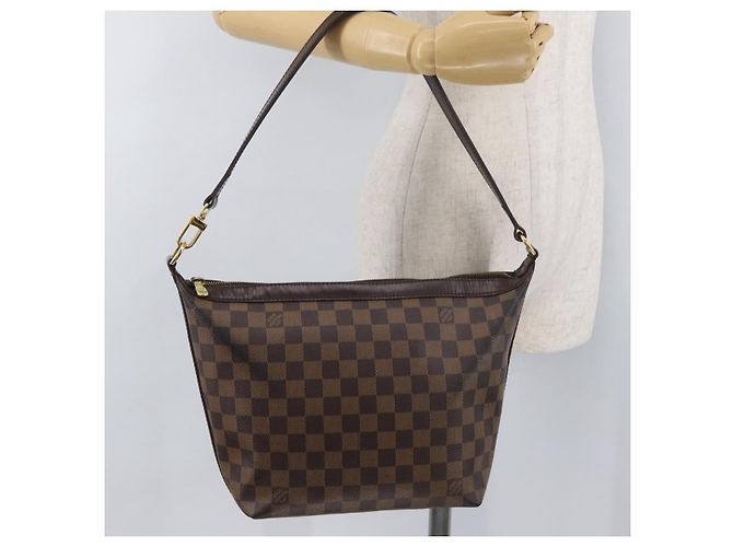 LOUIS VUITTON Borsa a Spalla Damier Ebene Illovo MM N51995 LV Auth YKZ1209 - vista 22