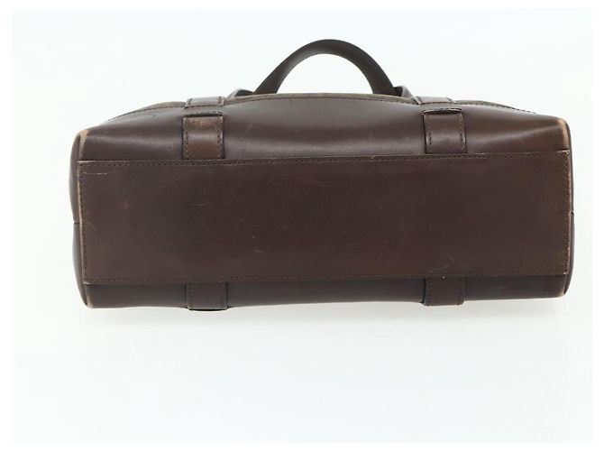 Céline Borsa a mano in tela Macadam C di CELINE marrone e oro Auth 175163 D'oro - vista 5