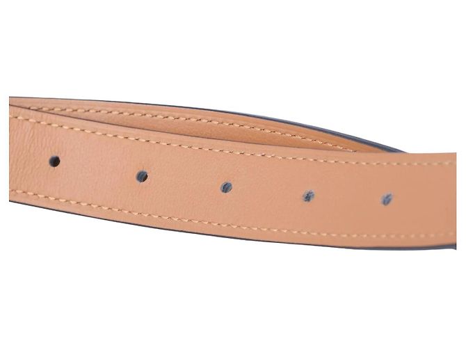 Hermès Médor Gürtel aus mattem Alligator in Vert d’Eau mit Palladium-Beschlägen Grün - Ansicht 5
