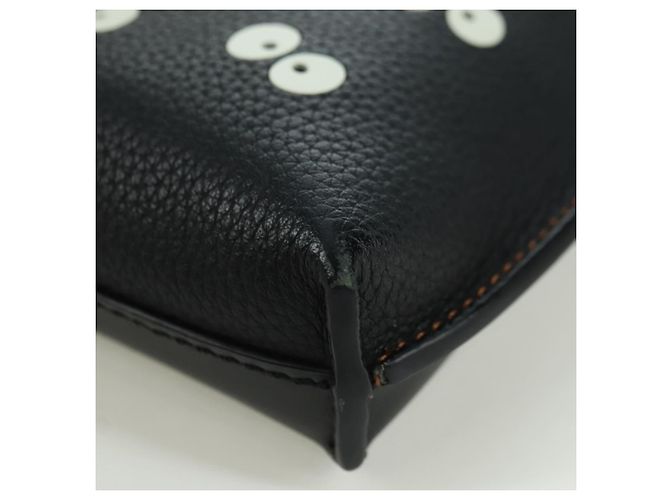 LOEWE Ghibli Collaborazione Gate Pocket Bag Pelle Marrone Argento Auth 172347SM - vista 15