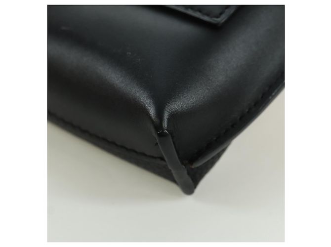 LOEWE Ghibli Collaborazione Gate Pocket Bag Pelle Marrone Argento Auth 172347SM - vista 17