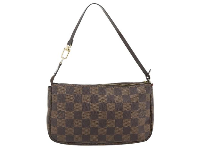 LOUIS VUITTON Pochette Accessoires Damier Ebene N41206 Authentisch mr2410 - Ansicht 2