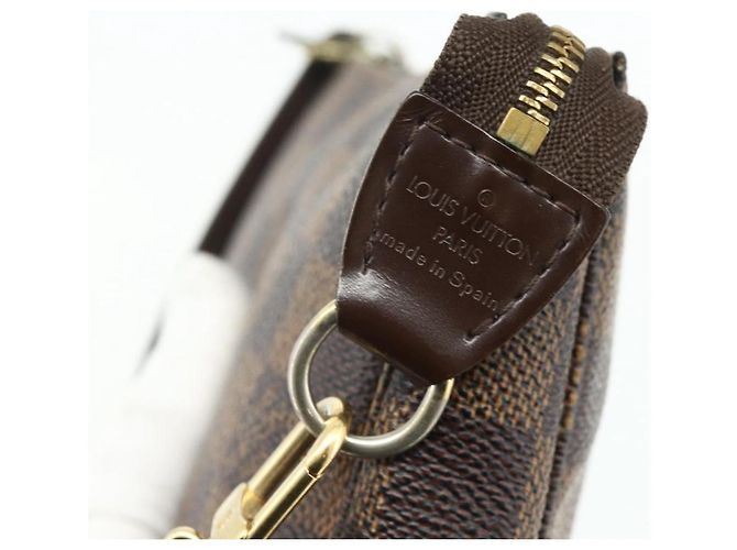 LOUIS VUITTON Pochette Accessoires Damier Ebene N41206 Authentisch mr2410 - Ansicht 9