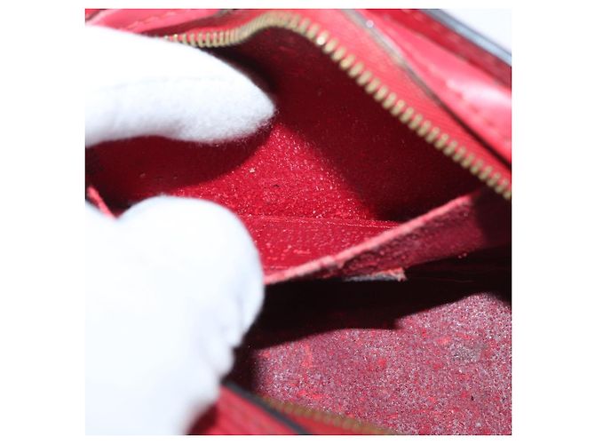 LOUIS VUITTON Pochette Dauphine PM Epi Rosso Castigliano M48447 LV Auth ti3880 - vista 11