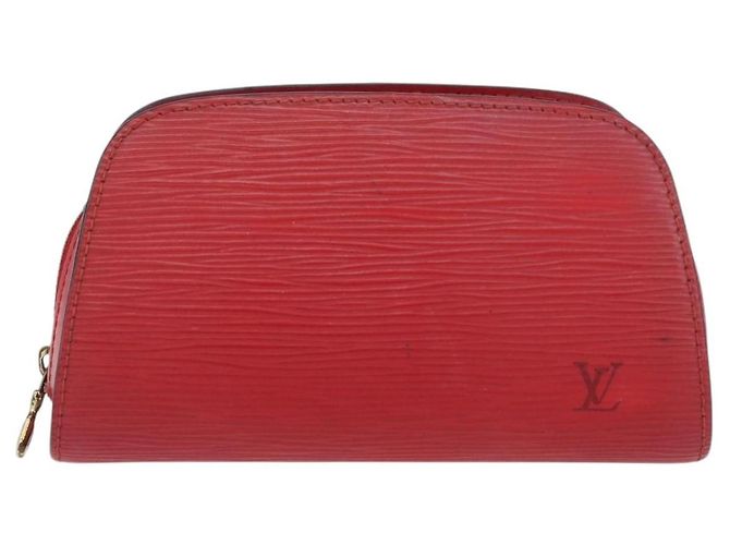 LOUIS VUITTON Pochette Dauphine PM Epi Rosso Castigliano M48447 LV Auth ti3880 - vista 13