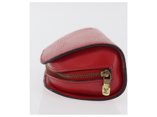 LOUIS VUITTON Pochette Dauphine PM Epi Rosso Castigliano M48447 LV Auth ti3880 - vista 4