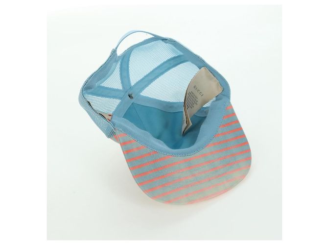Cappello in cotone blu della collaborazione GUCCI con Peter Rabbit Auth BA12083A - vista 10