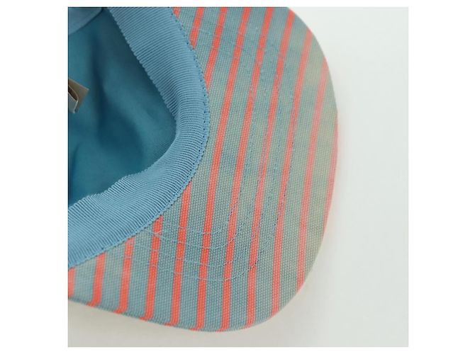 Cappello in cotone blu della collaborazione GUCCI con Peter Rabbit Auth BA12083A - vista 16