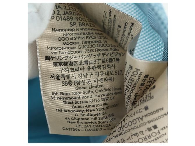 Cappello in cotone blu della collaborazione GUCCI con Peter Rabbit Auth BA12083A - vista 23