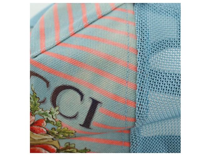 Cappello in cotone blu della collaborazione GUCCI con Peter Rabbit Auth BA12083A - vista 7