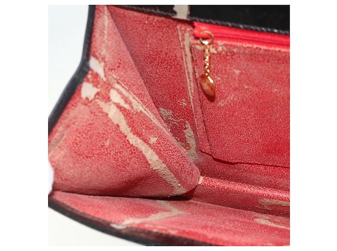 Gucci Borsa Tote in pelle nera e oro Auth 176030 Nero D'oro - vista 19