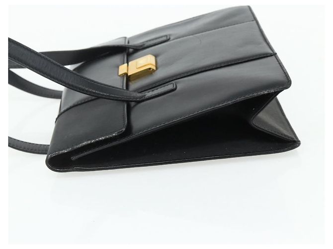 Gucci Borsa Tote in pelle nera e oro Auth 176030 Nero D'oro - vista 3