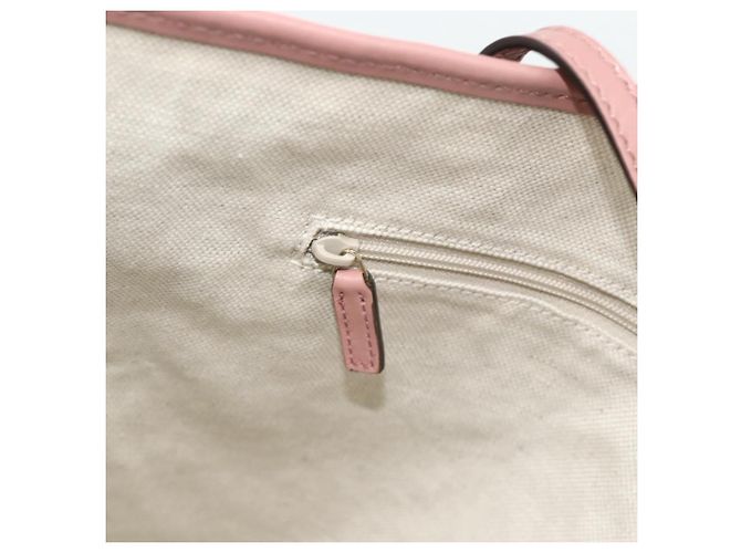 Borsa Tote GG Canvas Gucci Rosa Oro 211975 Auth mr2298V D'oro - vista 21