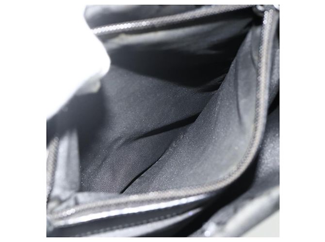 Borsa a mano GG Canvas Bamboo Gucci Nylon Nero Argento 002 1010 Auth 176148 - vista 23