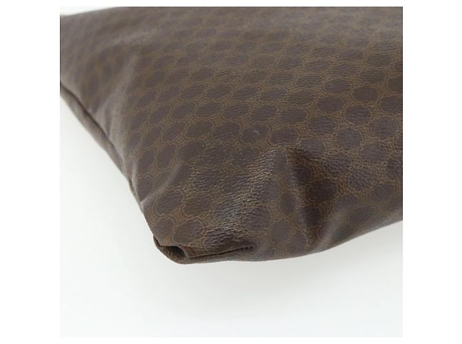 Céline Borsa tote in tela Macadam CELINE in pelle PVC marrone oro Auth mr2315 D'oro - vista 14