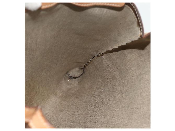 Céline Borsa tote in tela Macadam CELINE in pelle PVC marrone oro Auth mr2315 D'oro - vista 17