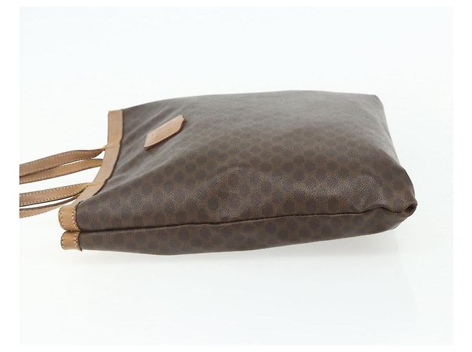 Céline Borsa tote in tela Macadam CELINE in pelle PVC marrone oro Auth mr2315 D'oro - vista 3