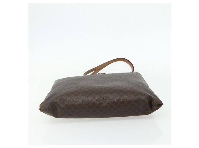 Céline Borsa tote in tela Macadam CELINE in pelle PVC marrone oro Auth mr2315 D'oro - vista 5