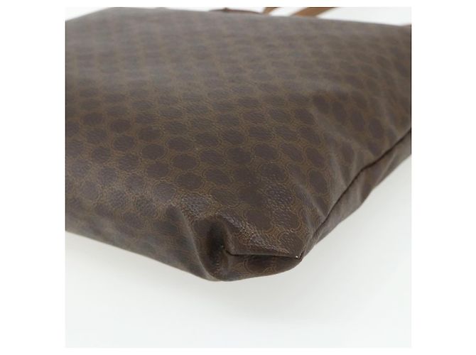 Céline Borsa tote in tela Macadam CELINE in pelle PVC marrone oro Auth mr2315 D'oro - vista 9