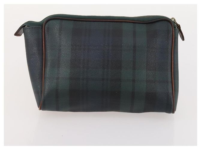 Autre Marque Borsa a Spalla Poro Ralph Lauren in Pelle PVC 3 Pezzi Verde Auth 174945 - vista 10