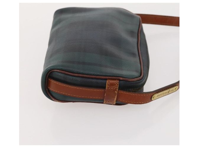 Autre Marque Borsa a Spalla Poro Ralph Lauren in Pelle PVC 3 Pezzi Verde Auth 174945 - vista 17