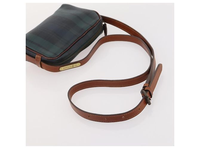 Autre Marque Borsa a Spalla Poro Ralph Lauren in Pelle PVC 3 Pezzi Verde Auth 174945 - vista 18